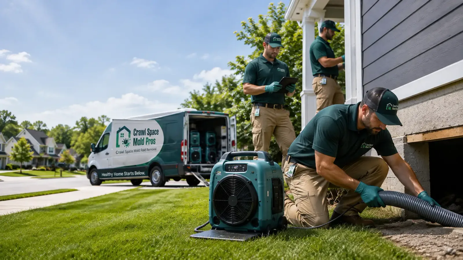 Crawl Space Mold Removal in Dallesport, WA